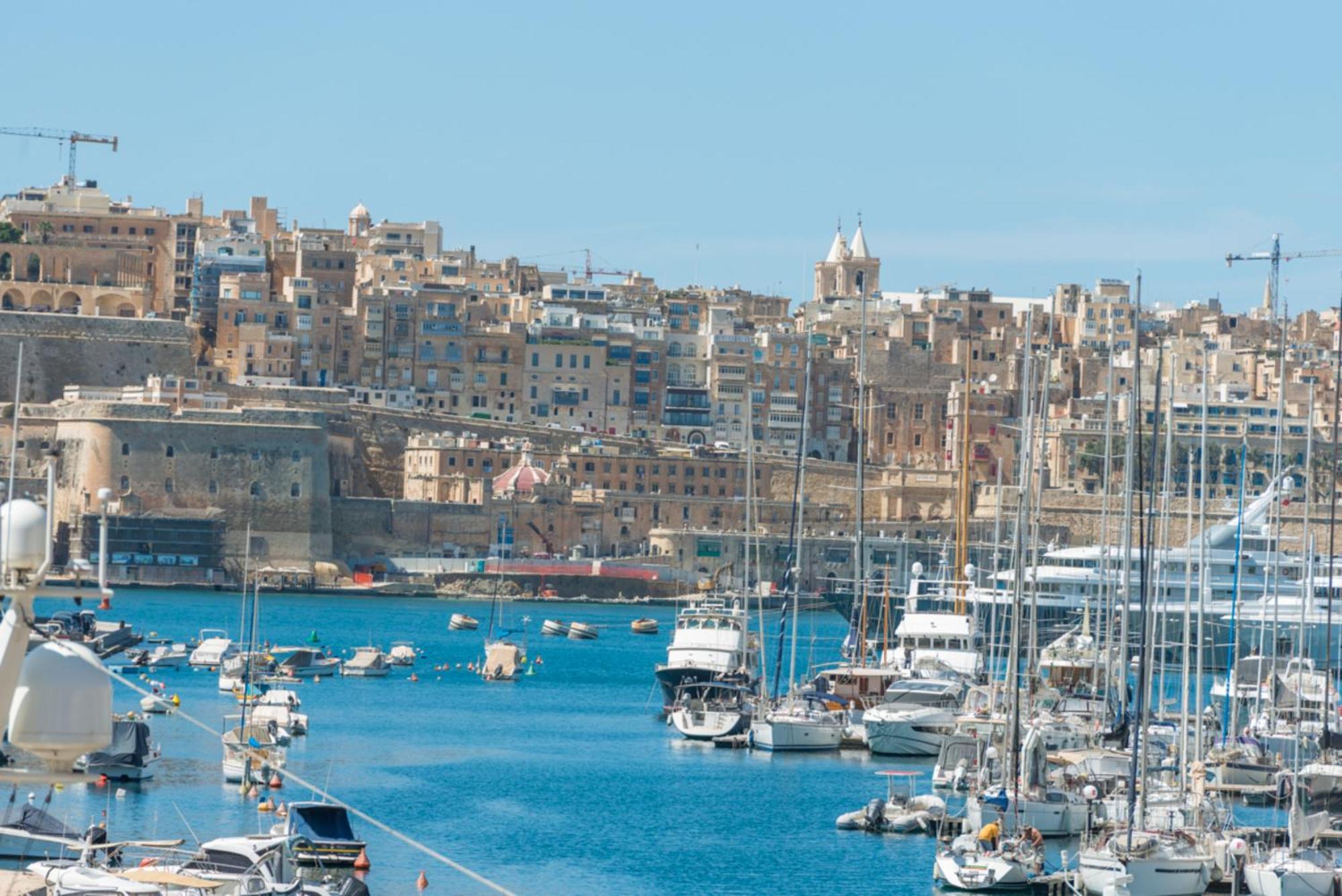 Authentic Gf Apartment With Terrace At The 3 Cities Marina Cospicua Zewnętrze zdjęcie